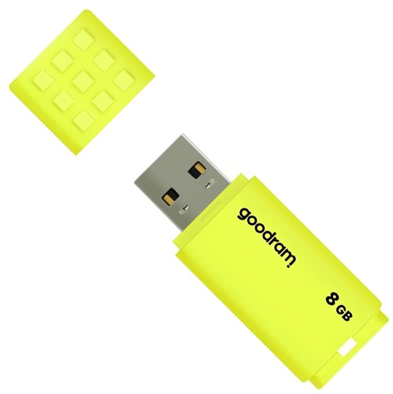 Флеш-накопичувач USB2.0  8GB Goodram UME2 Yellow (UME2-0080Y0R11)