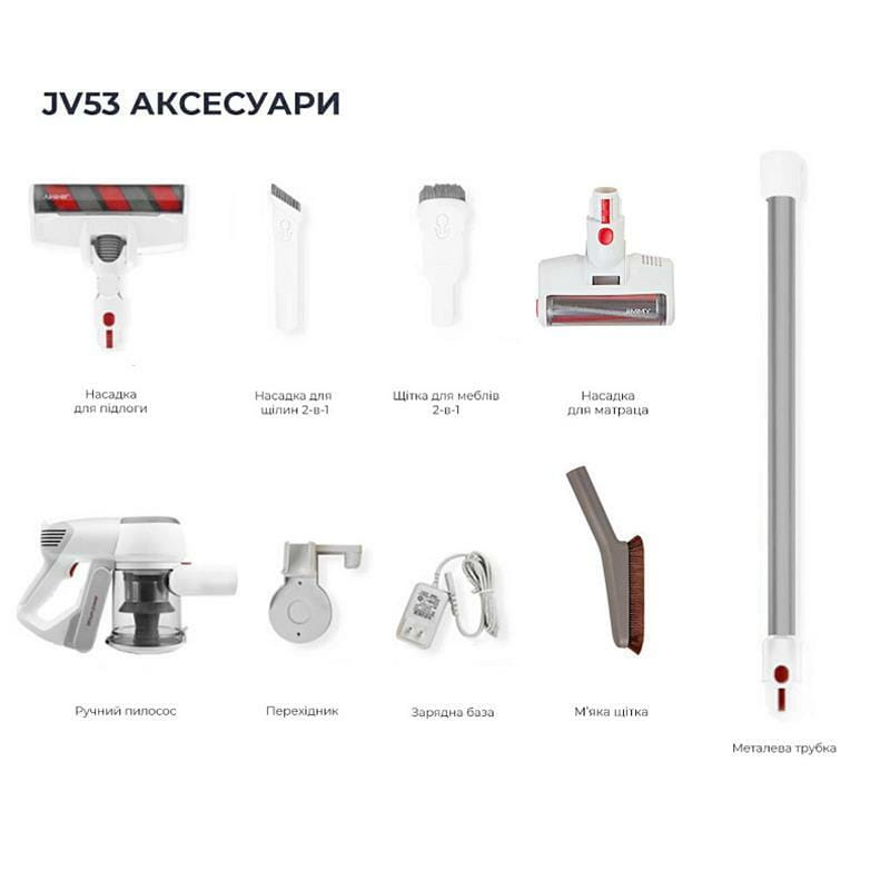 Аккумуляторный пылесос Jimmy Wireless Vacuum Cleaner Silver (JV53S)