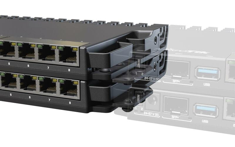 Крепёж для монтажа в стойку 19" Mikrotik K-79 для RB5009UG+S+IN 1U
