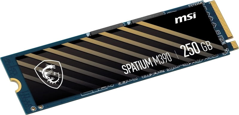 Накопитель SSD  250GB MSI Spatium M390 M.2 2280 PCIe 3.0 x4 NVMe 3D NAND TLC (S78-4409PL0-P83)