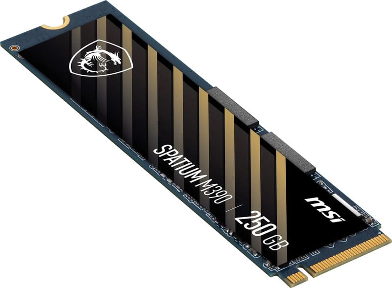 Накопитель SSD  250GB MSI Spatium M390 M.2 2280 PCIe 3.0 x4 NVMe 3D NAND TLC (S78-4409PL0-P83)