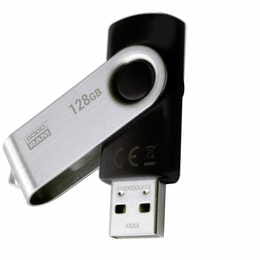 Флеш-накопитель USB2.0 128GB Goodram UTS2 (Twister) Black (UTS2-1280K0R11)