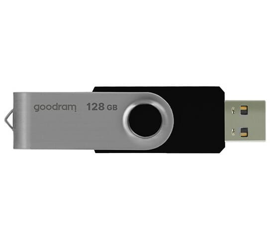 Флеш-накопичувач USB2.0 128GB GOODRAM UTS2 (Twister) Black (UTS2-1280K0R11)