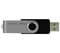 Фото - Флеш-накопитель USB2.0 128GB GOODRAM UTS2 (Twister) Black (UTS2-1280K0R11) | click.ua