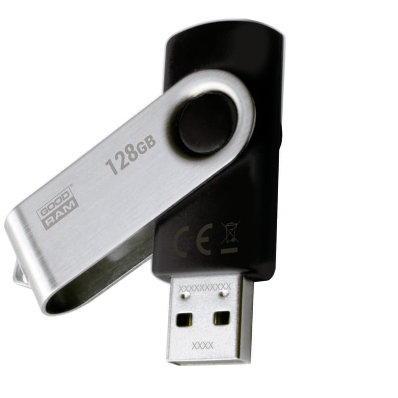 Флеш-накопитель USB2.0 128GB Goodram UTS2 (Twister) Black (UTS2-1280K0R11)