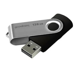 Флеш-накопитель USB 128GB GOODRAM UTS2 (Twister) Black (UTS2-1280K0R11)