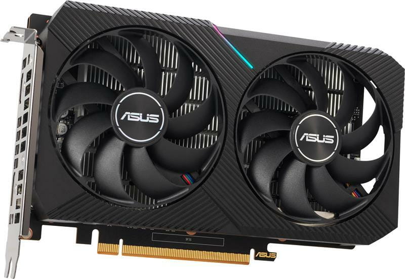 Видеокарта AMD Radeon RX 6400 4GB GDDR6 Dual ASUS (DUAL-RX6400-4G)