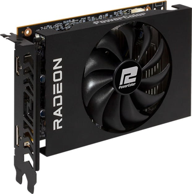 Видеокарта AMD Radeon RX 6400 4GB GDDR6 ITX PowerColor (AXRX 6400 4GBD6-DH)