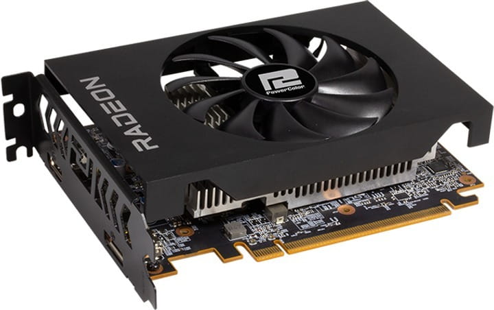 Видеокарта AMD Radeon RX 6400 4GB GDDR6 ITX PowerColor (AXRX 6400 4GBD6-DH)