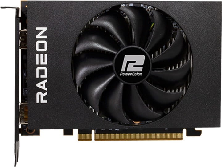 Видеокарта AMD Radeon RX 6400 4GB GDDR6 ITX PowerColor (AXRX 6400 4GBD6-DH)