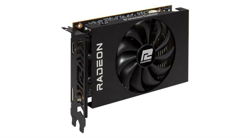 Видеокарта AMD Radeon RX 6400 4GB GDDR6 ITX PowerColor (AXRX 6400 4GBD6-DH)
