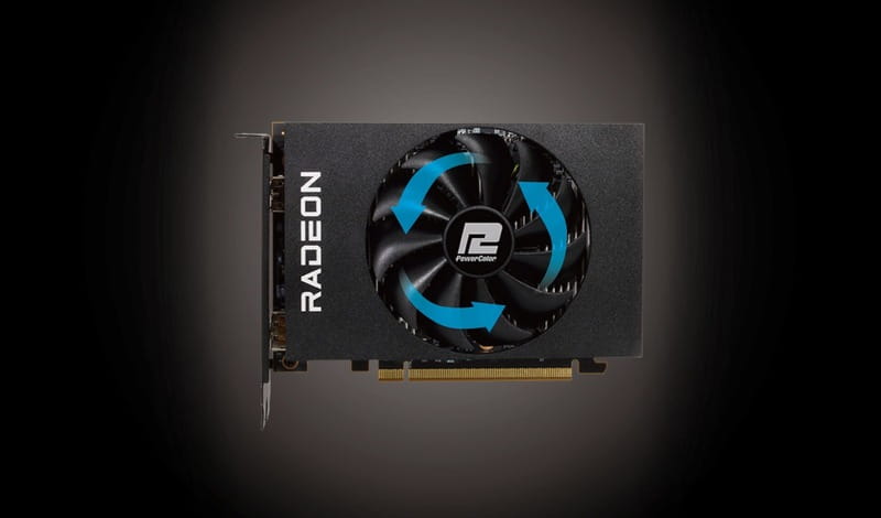 Видеокарта AMD Radeon RX 6400 4GB GDDR6 ITX PowerColor (AXRX 6400 4GBD6-DH)