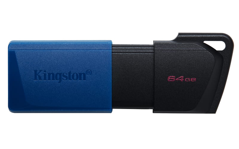 Флеш-накопитель USB3.2 64GB Kingston DataTraveler Exodia M Black/Blue (DTXM/64GB)