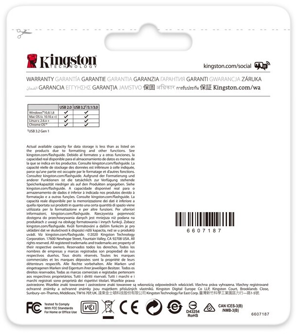 Флеш-накопитель USB3.2 256GB Kingston DataTraveler Exodia M Black/Teal (DTXM/256GB)