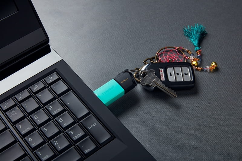 Флеш-накопитель USB3.2 256GB Kingston DataTraveler Exodia M Black/Teal (DTXM/256GB)