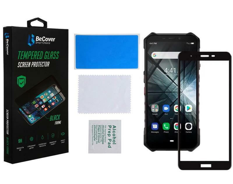 Защитное стекло BeCover для Ulefone Armor X6/X7 Black (707313)