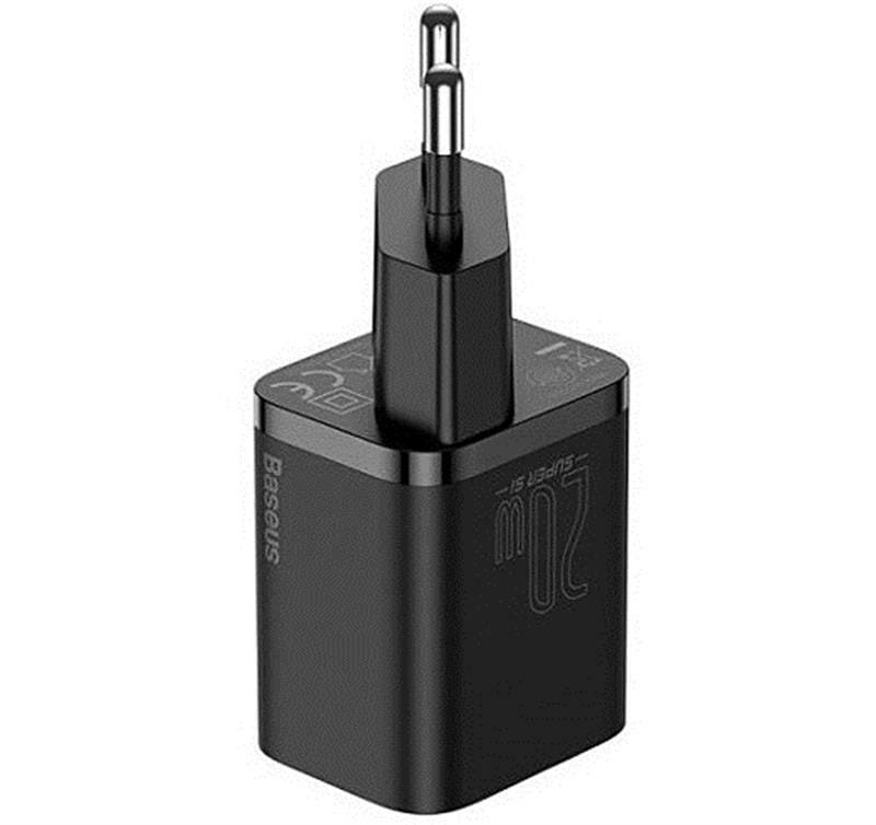 Мережевий зарядний пристрій Baseus Super Si Quick Charger (1USBx3A) Black (TZCCSUP-B01) + кабель Lightning