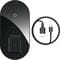 Фото - Беспроводное зарядное устройство Baseus Simple 2-in-1 Wireless Charger Pro Edition Black (WXJK-C01) | click.ua