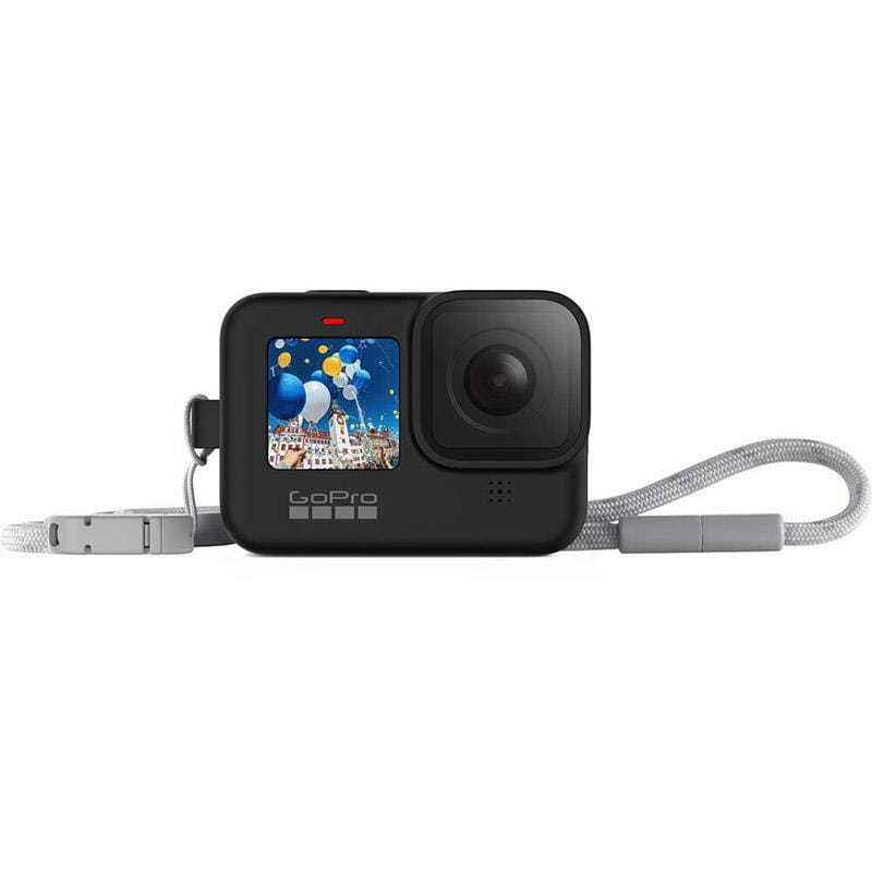 Чехол + ремешок GoPro Sleeve&Lanyard Black для HERO9 (ADSST-001)