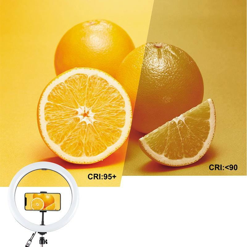 Кольцевая USB RGBW LED-лампа Puluz PKT3043 10" + штатив 1.1 м (PKT3043)