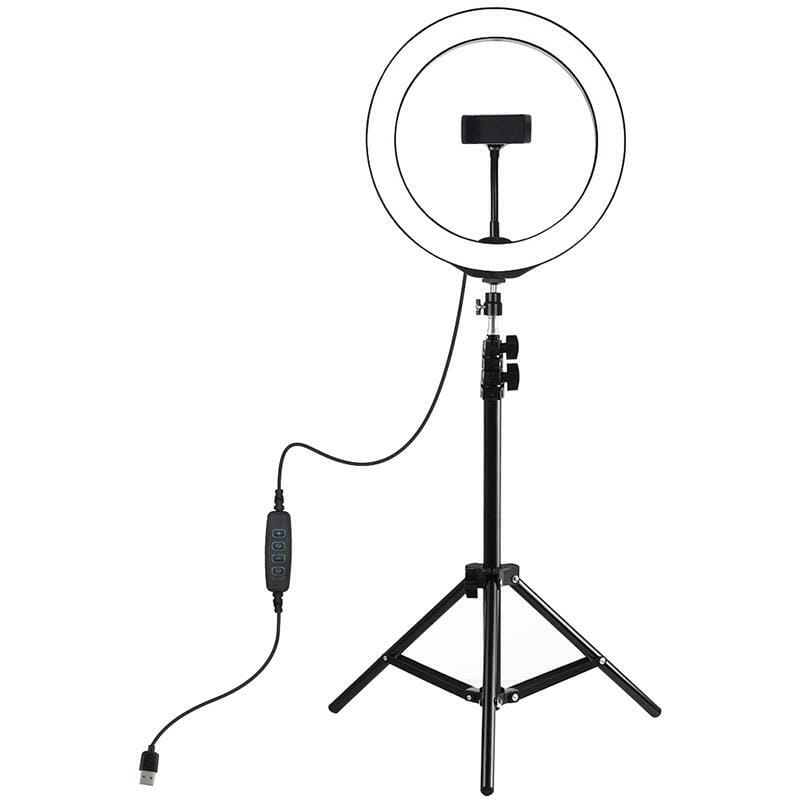 Кольцевая USB LED-лампа Puluz PKT3035 10" + штатив 1.1 м (PKT3035)