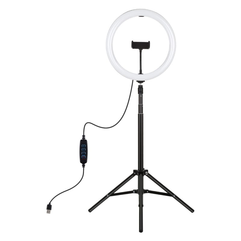 Кольцевая LED-лампа Puluz PKT3061B 11.8" + штатив 1.65 м (PKT3061B)