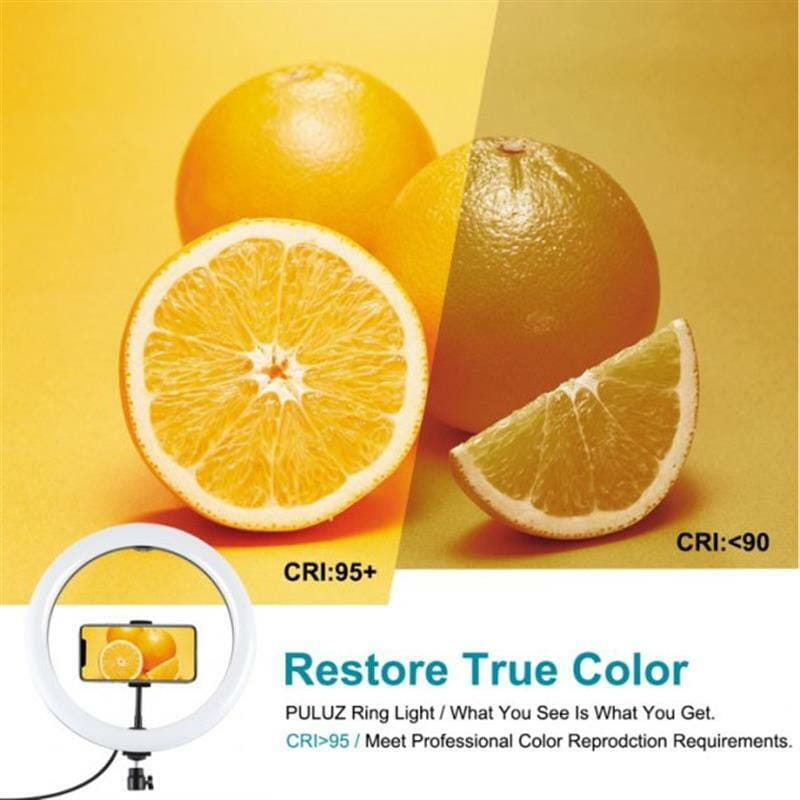 Кольцевая LED-лампа Puluz PKT3061B 11.8" + штатив 1.65 м (PKT3061B)