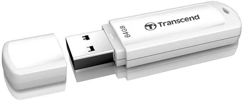 Флеш-накопитель USB3.1 64GB Transcend JetFlash 730 White (TS64GJF730)