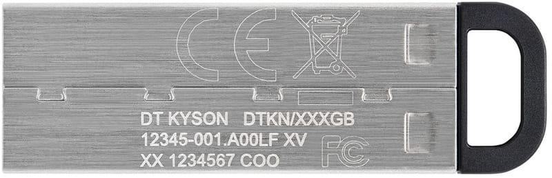 Флеш-накопитель USB3.2 64GB Kingston DataTraveler Kyson Silver/Black (DTKN/64GB)