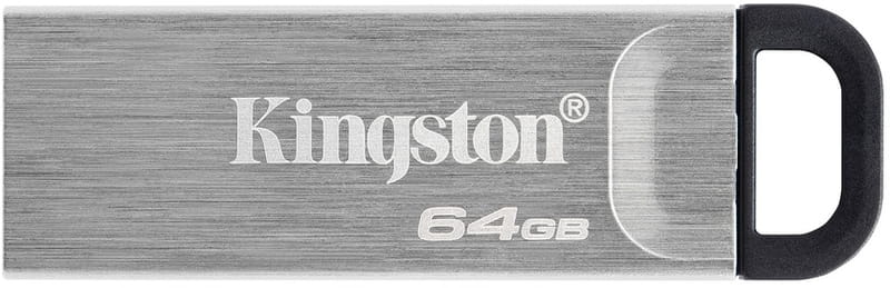 Флеш-накопитель USB3.2 64GB Kingston DataTraveler Kyson Silver/Black (DTKN/64GB)