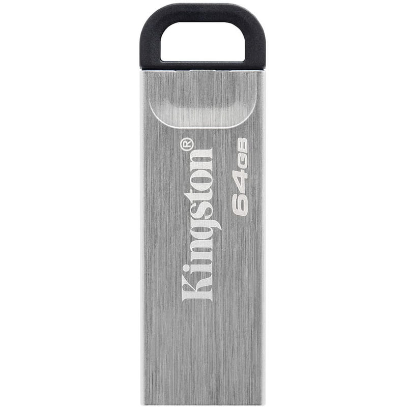 Флеш-накопичувач USB3.2 64GB Kingston DataTraveler Kyson Silver/Black (DTKN/64GB)