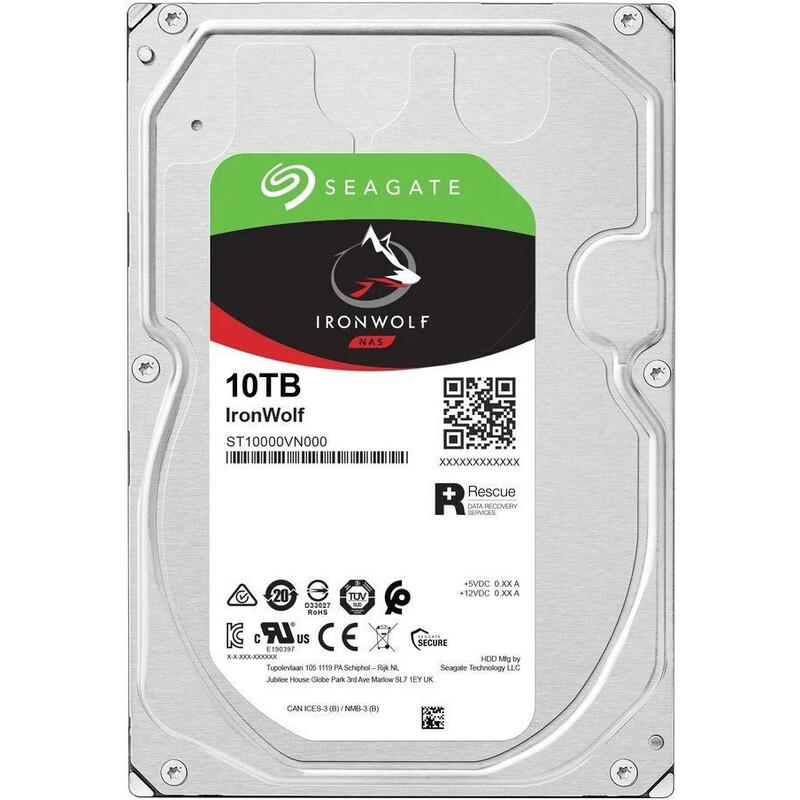 Накопичувач HDD SATA 10.0TB Seagate IronWolf NAS 7200rpm 256MB (ST10000VN000)