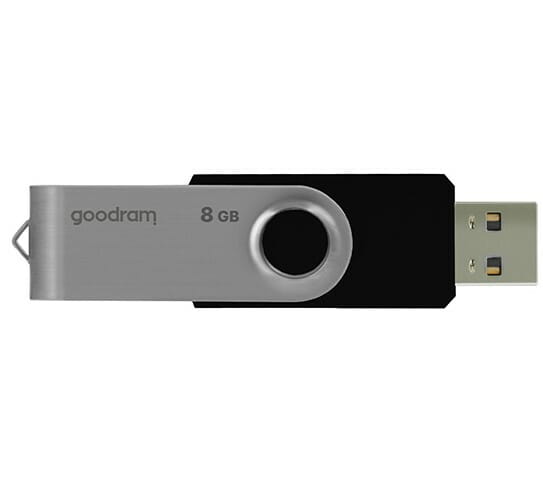 Флеш-накопитель USB2.0  8GB Goodram UTS2 (Twister) Black (UTS2-0080K0R11)