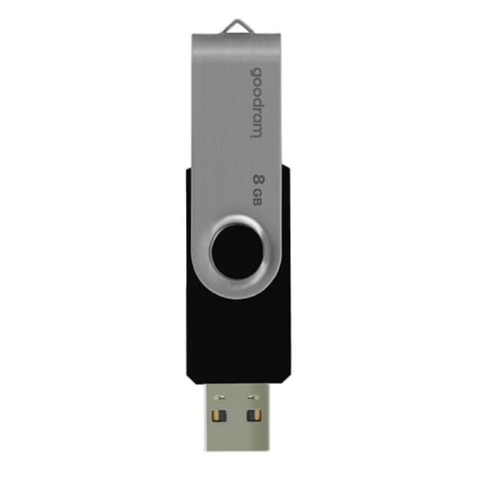 Флеш-накопитель USB2.0  8GB Goodram UTS2 (Twister) Black (UTS2-0080K0R11)