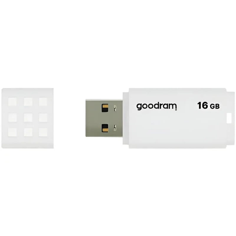 Флеш-накопитель USB2.0 16GB Goodram UME2 White (UME2-0160W0R11)