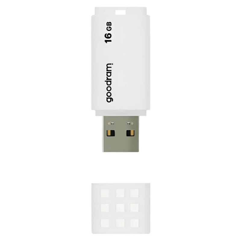 Флеш-накопичувач USB2.0 16GB Goodram UME2 White (UME2-0160W0R11)