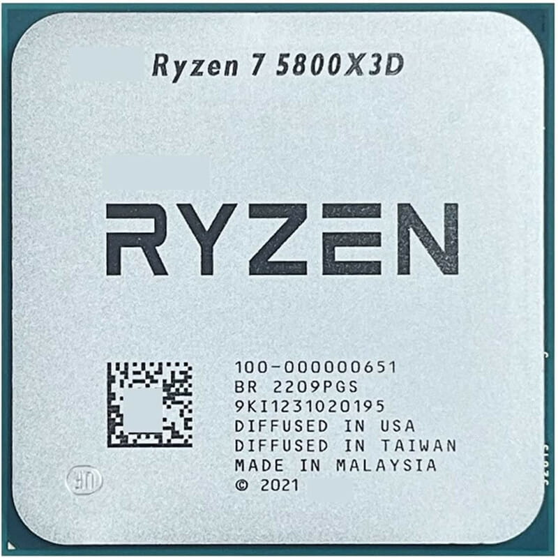 Процесор AMD Ryzen 7 5800X3D (3.4GHz 96MB 105W AM4) Box (100-100000651WOF)