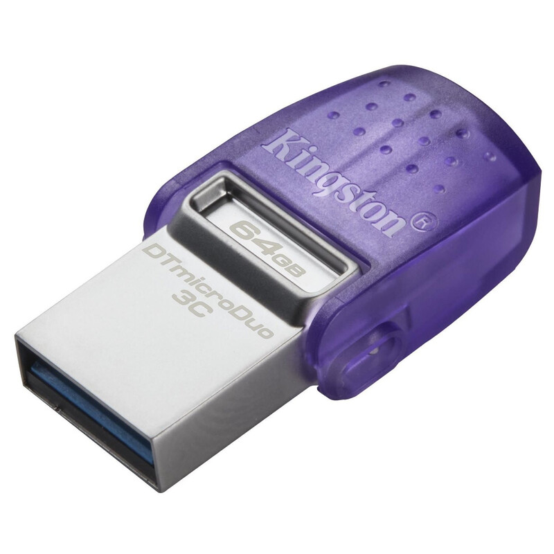 Флеш-накопитель USB3.2 64GB Type-C Kingston DataTraveler microDuo 3C (DTDUO3CG3/64GB)