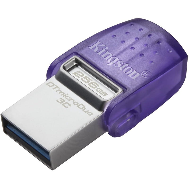 Флеш-накопичувач USB3.2 256GB Type-C Kingston DataTraveler microDuo 3C (DTDUO3CG3/256GB)