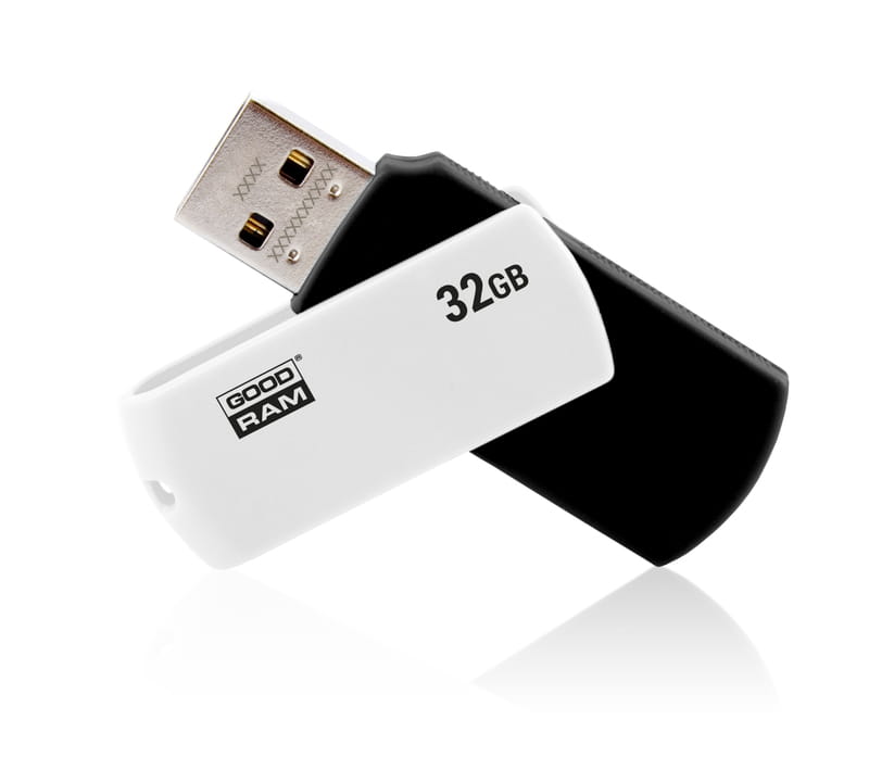 Флеш-накопитель USB 32GB GOODRAM UCO2 (Colour Mix) Black/White (UCO2-0320KWR11)