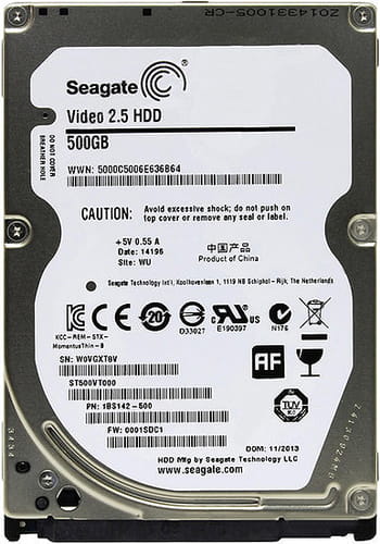 Seagate Video 2.5 HDD 500 GB interno 5400 giri/min HDD da 2 5