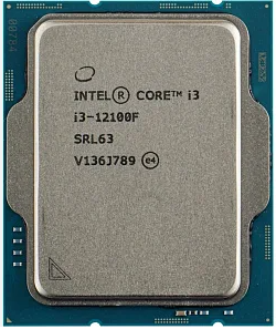 Процессор Intel Core i3 12100F 3.3GHz (12MB,  Alder Lake, 60W, S1700) Box (BX8071512100F)