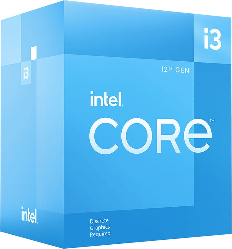 Процессор Intel Core i3 12100F 3.3GHz (12MB,  Alder Lake, 60W, S1700) Box (BX8071512100F)