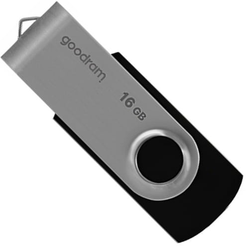 Флеш-накопичувач USB2.0 16GB Goodram UTS2 (Twister) Black (UTS2-0160K0R11)