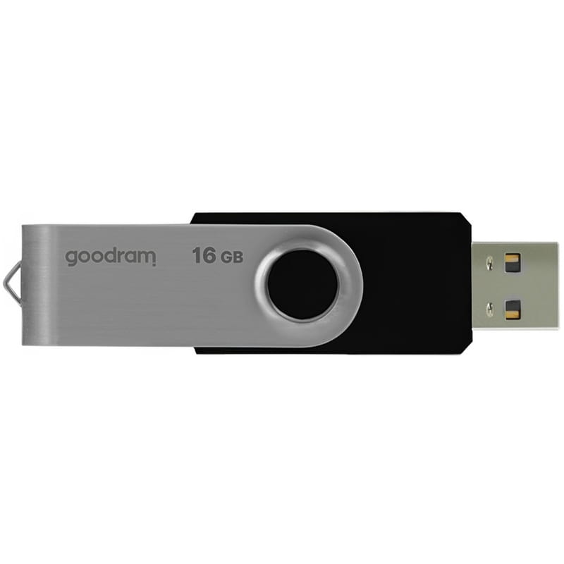 Флеш-накопичувач USB2.0 16GB Goodram UTS2 (Twister) Black (UTS2-0160K0R11)