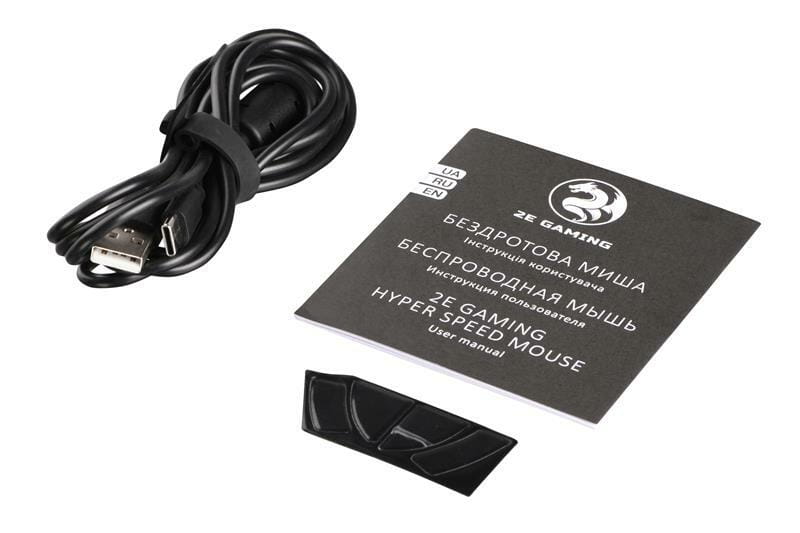 Мишка 2E Gaming HyperSpeed Lite WL RGB Black (2E-MGHSL-WL-BK) USB