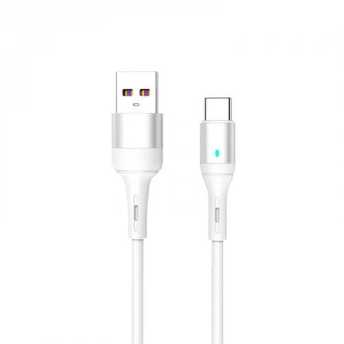 Фото - Кабель SkyDolphin   S06T LED Smart Power USB - USB Type-C , 1 м, White (M/M)