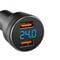 Фото - Автомобільний зарядний пристрій SkyDolphin SZ05 Aluminium Double QC3.0 (2USB, 3.1A) Black (AZP-000084) | click.ua