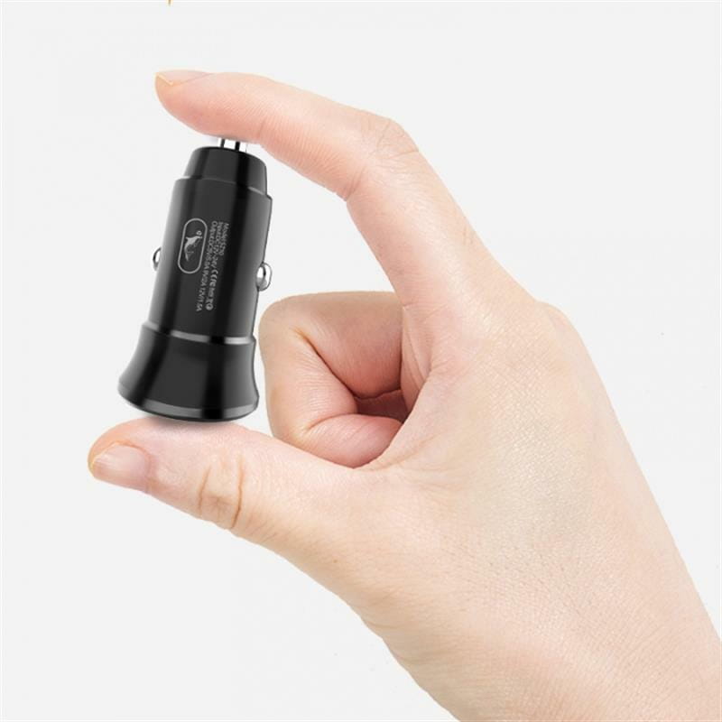 Автомобильное зарядное устройство SkyDolphin SZ10 QC3.0 (1USB, 3.1A) Black (AZP-000086)