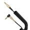 Фото - Аудіо-кабель SkyDolphin SR08 Spring Wire 3.5 мм - 3.5 мм (M/M), 1 м, Black (AUX-000062) | click.ua